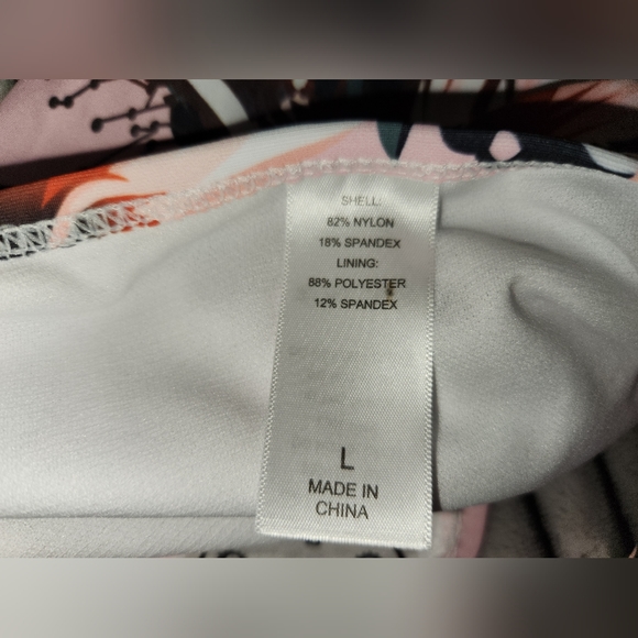 NWOT Striped Tie Back Bikini Set Size large - Picture 11 of 16